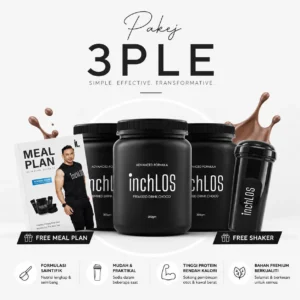 Inchlos Pakej 3Ple - 3 Jar (900 Gram)