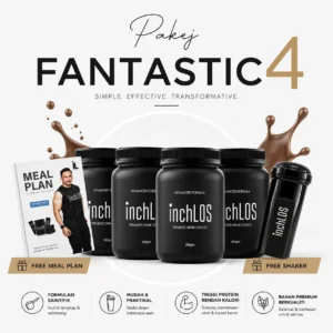 Inchlos Pakej Fantastic4 - 4 Jar (1200 Gram)